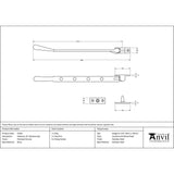 This is an image showing From The Anvil - Polished Chrome 10" Newbury Stay available from T.H Wiggans Architectural Ironmongery in Kendal, quick delivery and discounted prices