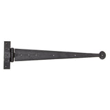 This is an image showing From The Anvil - External Beeswax 22" Penny End T Hinge (pair) available from T.H Wiggans Architectural Ironmongery in Kendal, quick delivery and discounted prices