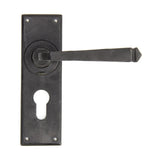 This is an image of From The Anvil - External Beeswax Avon Lever Euro Lock Set available to order from T.H Wiggans Architectural Ironmongery in Kendal, quick delivery and discounted prices.