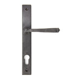 This is an image of From The Anvil - External Beeswax Avon Slimline Lever Espag. Lock Set available to order from T.H Wiggans Architectural Ironmongery in Kendal, quick delivery and discounted prices.