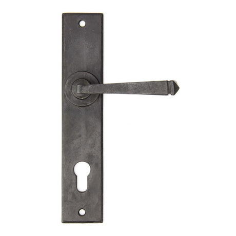 This is an image of From The Anvil - External Beeswax Avon Lever Espag. Lock Set available to order from T.H Wiggans Architectural Ironmongery in Kendal, quick delivery and discounted prices.