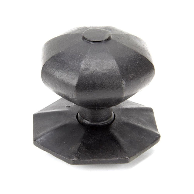 This is an image of From The Anvil - External Beeswax Octagonal Centre Door Knob available to order from T.H Wiggans Architectural Ironmongery in Kendal, quick delivery and discounted prices.