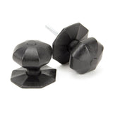 This is an image showing From The Anvil - External Beeswax Large Octagonal Mortice/Rim Knob Set available from trade door handles, quick delivery and discounted prices