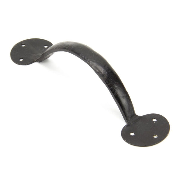 This is an image of From The Anvil - External Beeswax 8" Bean D Handle available to order from T.H Wiggans Architectural Ironmongery in Kendal, quick delivery and discounted prices.