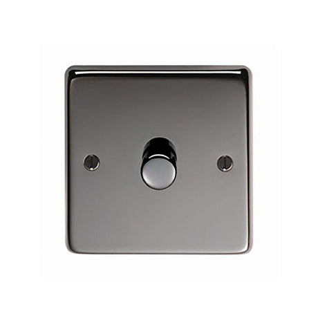 This is an image showing From The Anvil - BN Single LED Dimmer Switch available from T.H Wiggans Architectural Ironmongery in Kendal, quick delivery and discounted prices