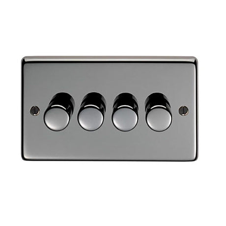 This is an image showing From The Anvil - BN Quad LED Dimmer Switch available from T.H Wiggans Architectural Ironmongery in Kendal, quick delivery and discounted prices