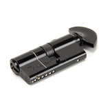 This is an image showing From The Anvil - Black 30T/35 6pin Euro Cylinder/Thumbturn available from T.H Wiggans Architectural Ironmongery in Kendal, quick delivery and discounted prices
