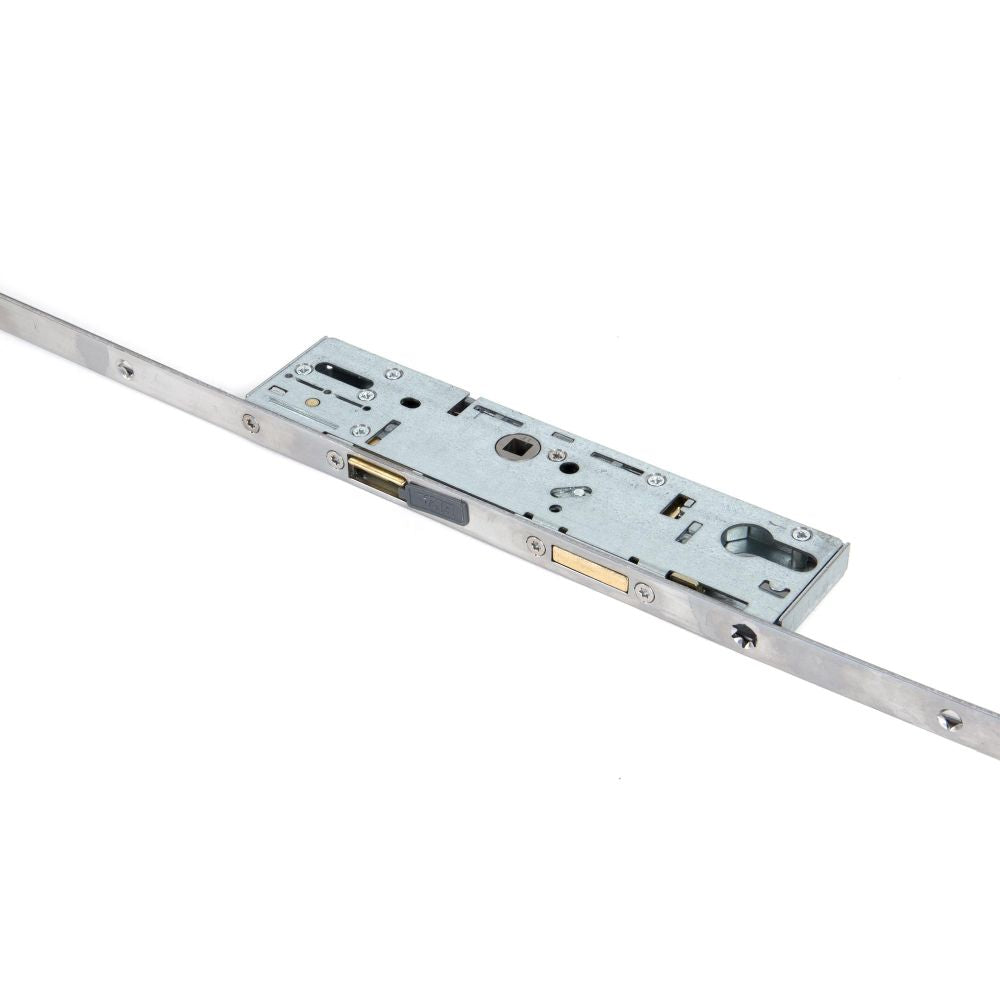 This is an image showing From The Anvil - SS 35mm Backset Hook 3 Point Door Lock available from T.H Wiggans Architectural Ironmongery in Kendal, quick delivery and discounted prices