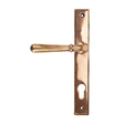 This is an image of From The Anvil - Polished Bronze Newbury Slimline Lever Espag. Lock available to order from T.H Wiggans Architectural Ironmongery in Kendal, quick delivery and discounted prices.