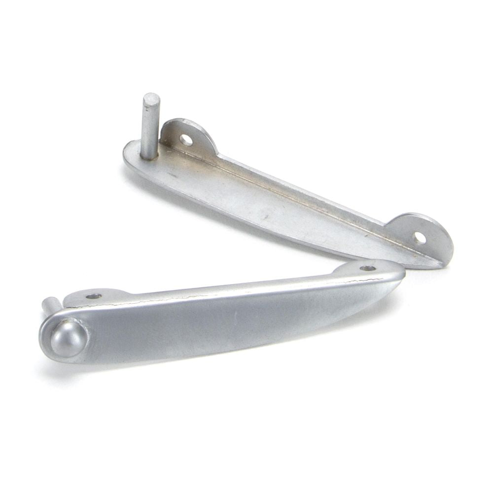 This is an image showing From The Anvil - Satin Chrome Small Letter Plate Cover available from trade door handles, quick delivery and discounted prices