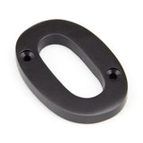 This is an image of From The Anvil - Aged Bronze Numeral 0 available to order from T.H Wiggans Architectural Ironmongery in Kendal, quick delivery and discounted prices.