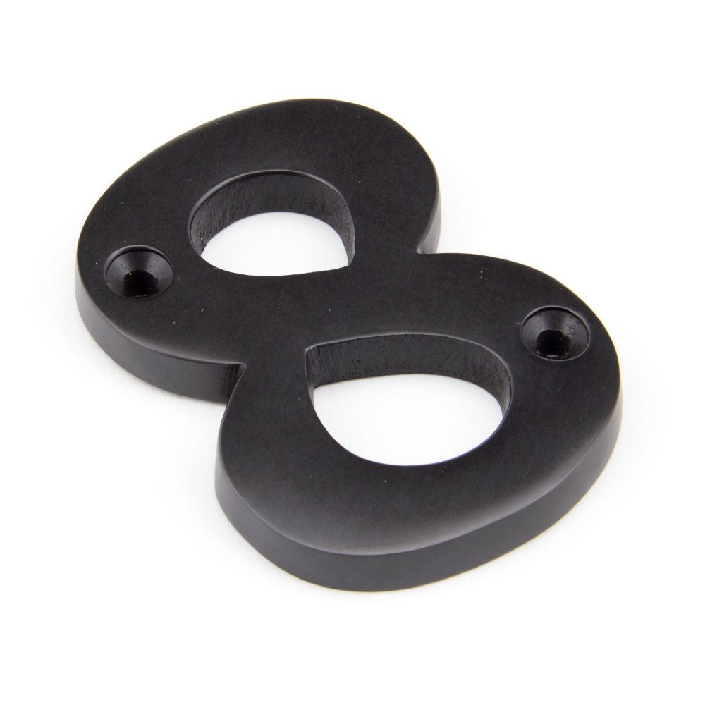 This is an image of From The Anvil - Aged Bronze Numeral 8 available to order from T.H Wiggans Architectural Ironmongery in Kendal, quick delivery and discounted prices.