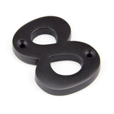 This is an image of From The Anvil - Aged Bronze Numeral 8 available to order from T.H Wiggans Architectural Ironmongery in Kendal, quick delivery and discounted prices.
