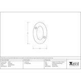 This is an image showing From The Anvil - Polished Bronze Numeral 0 available from trade door handles, quick delivery and discounted prices