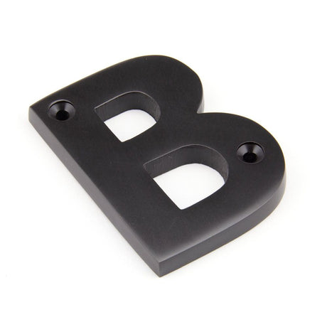 This is an image of From The Anvil - Aged Bronze Letter B available to order from T.H Wiggans Architectural Ironmongery in Kendal, quick delivery and discounted prices.