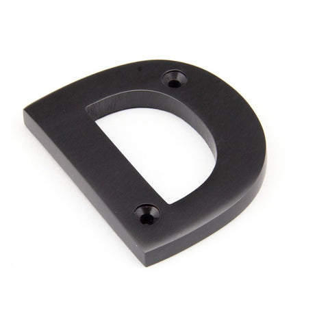 This is an image of From The Anvil - Aged Bronze Letter D available to order from T.H Wiggans Architectural Ironmongery in Kendal, quick delivery and discounted prices.