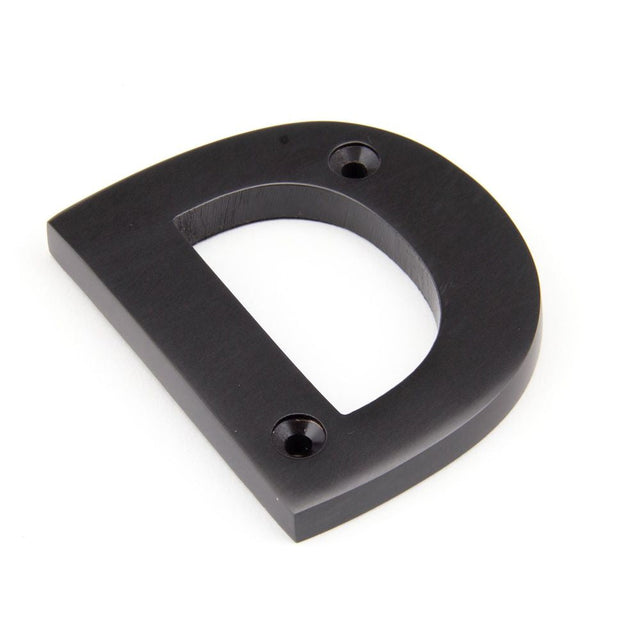 This is an image of From The Anvil - Aged Bronze Letter D available to order from T.H Wiggans Architectural Ironmongery in Kendal, quick delivery and discounted prices.