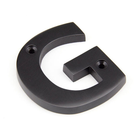 This is an image of From The Anvil - Aged Bronze Letter G available to order from T.H Wiggans Architectural Ironmongery in Kendal, quick delivery and discounted prices.