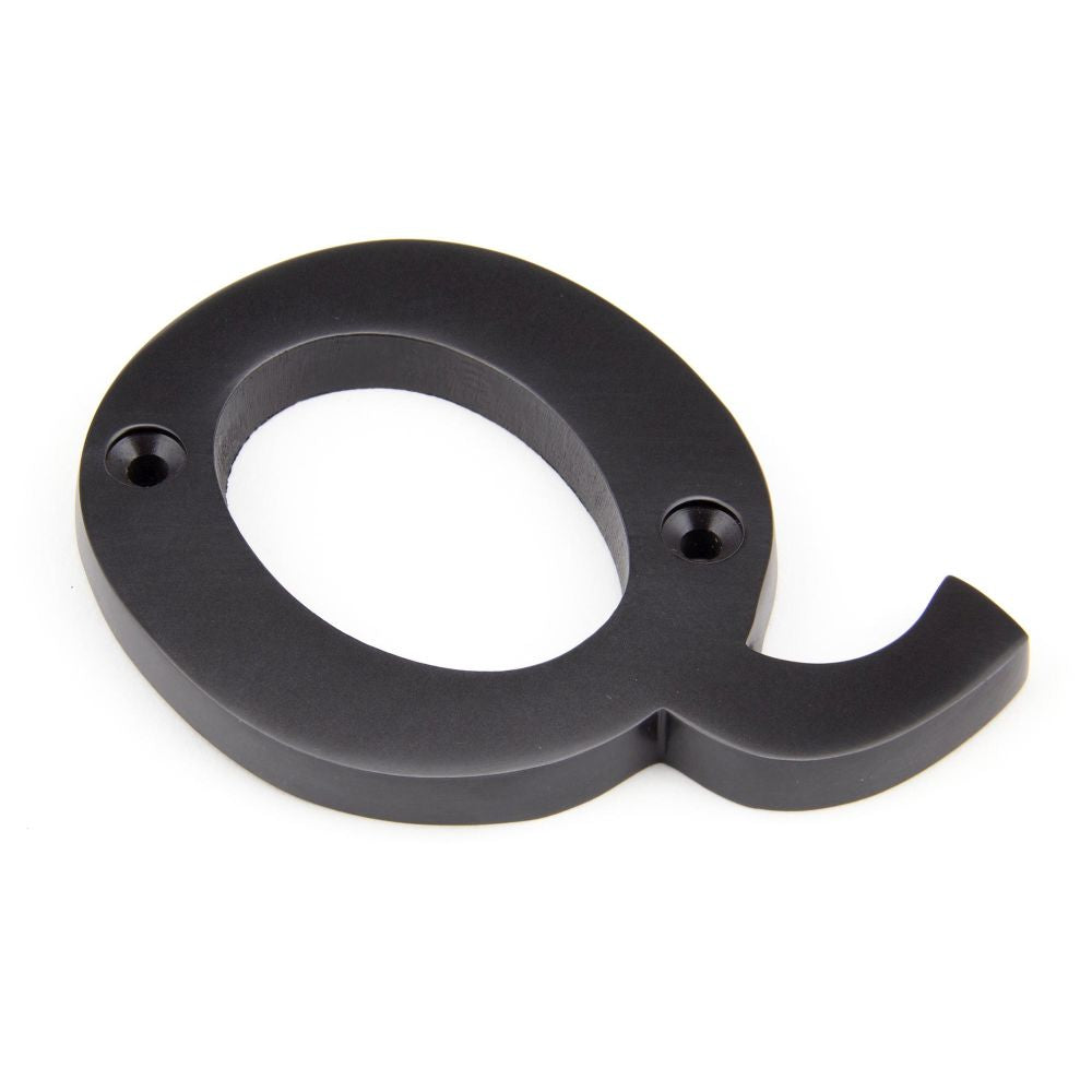 This is an image of From The Anvil - Aged Bronze Letter Q available to order from T.H Wiggans Architectural Ironmongery in Kendal, quick delivery and discounted prices.