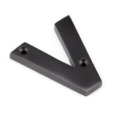 This is an image of From The Anvil - Aged Bronze Letter V available to order from T.H Wiggans Architectural Ironmongery in Kendal, quick delivery and discounted prices.