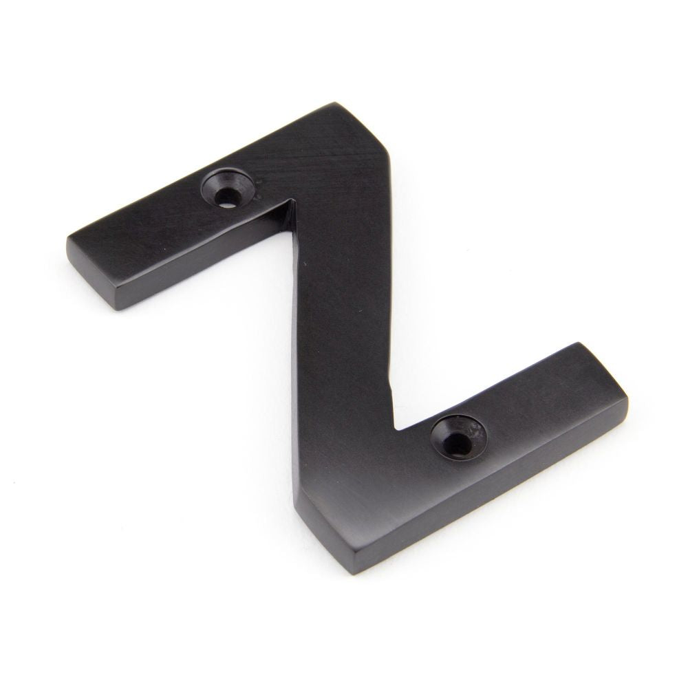 This is an image of From The Anvil - Aged Bronze Letter Z available to order from T.H Wiggans Architectural Ironmongery in Kendal, quick delivery and discounted prices.