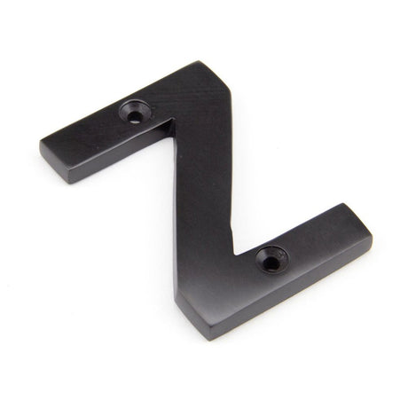 This is an image of From The Anvil - Aged Bronze Letter Z available to order from T.H Wiggans Architectural Ironmongery in Kendal, quick delivery and discounted prices.