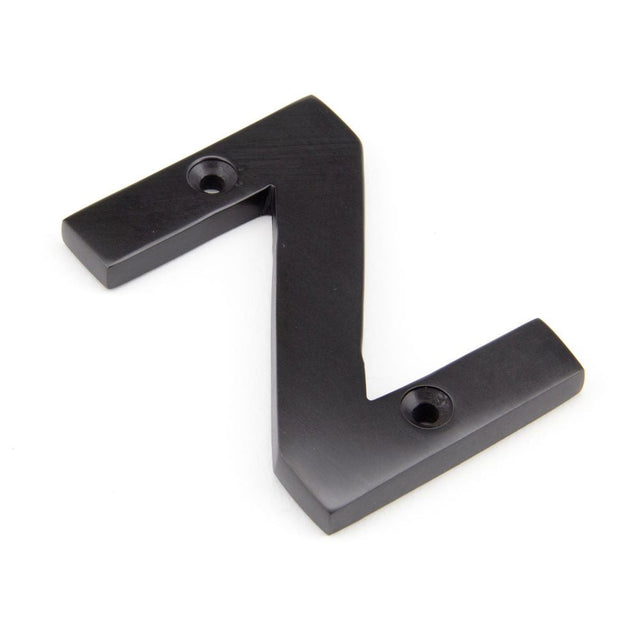This is an image of From The Anvil - Aged Bronze Letter Z available to order from T.H Wiggans Architectural Ironmongery in Kendal, quick delivery and discounted prices.