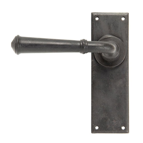 This is an image of From The Anvil - External Beeswax Regency Lever Latch Set available to order from T.H Wiggans Architectural Ironmongery in Kendal, quick delivery and discounted prices.