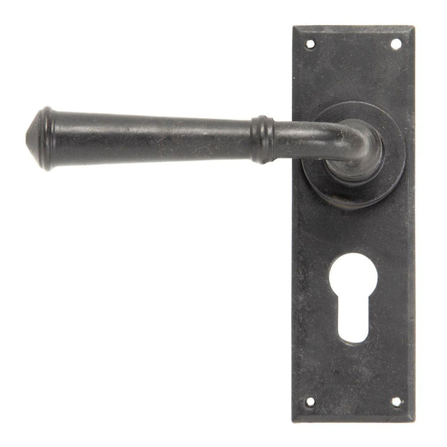 This is an image of From The Anvil - External Beeswax Regency Lever Euro Lock Set available to order from T.H Wiggans Architectural Ironmongery in Kendal, quick delivery and discounted prices.