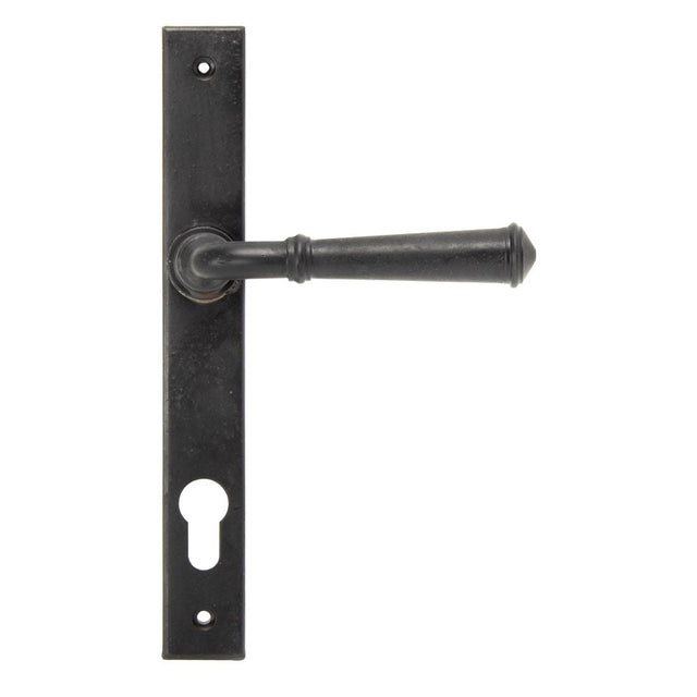 This is an image of From The Anvil - External Beeswax Regency Slimline Lever Espag. Lock Set available to order from T.H Wiggans Architectural Ironmongery in Kendal, quick delivery and discounted prices.