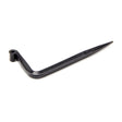 This is an image showing From The Anvil - Black L Hook - Small available from T.H Wiggans Architectural Ironmongery in Kendal, quick delivery and discounted prices