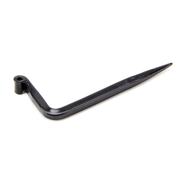 This is an image showing From The Anvil - Black L Hook - Small available from T.H Wiggans Architectural Ironmongery in Kendal, quick delivery and discounted prices