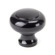 This is an image showing From The Anvil - Black Regency Cabinet Knob - Large available from T.H Wiggans Architectural Ironmongery in Kendal, quick delivery and discounted prices