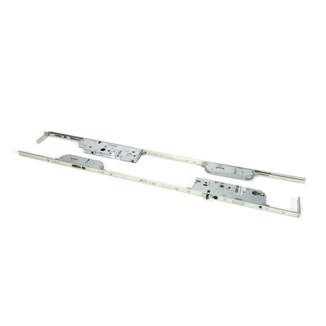This is an image showing From The Anvil - BZP Maco Interlocking Stable Door Lock 45mm BS available from T.H Wiggans Architectural Ironmongery in Kendal, quick delivery and discounted prices