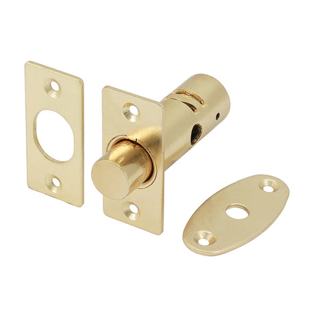This is an image showing TIMCO Window Rack Bolts - Electro Brass - 42mm - 2 Pieces Bag available from T.H Wiggans Ironmongery in Kendal, quick delivery at discounted prices.
