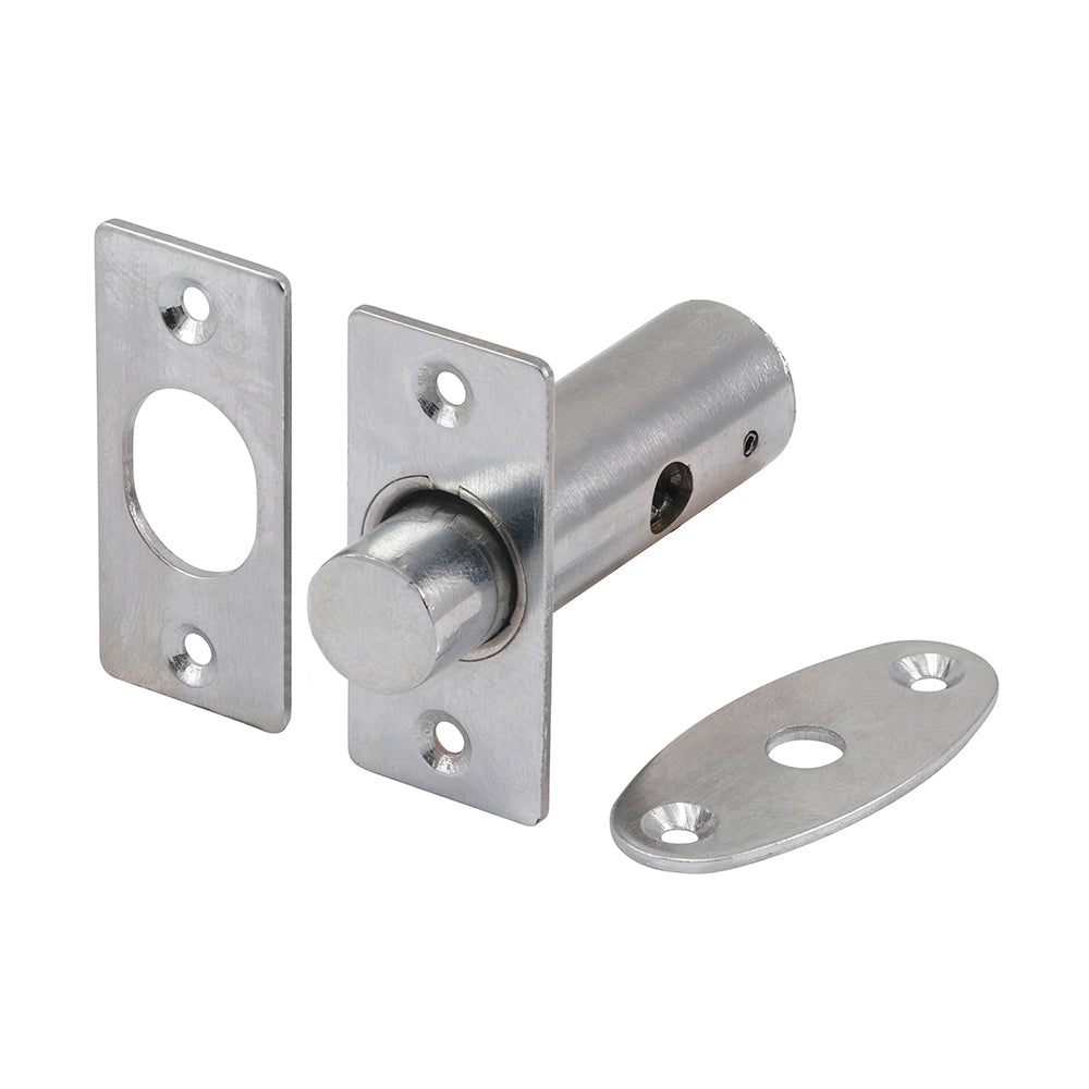 This is an image showing TIMCO Window Rack Bolts - Satin Chrome - 42mm - 2 Pieces Bag available from T.H Wiggans Ironmongery in Kendal, quick delivery at discounted prices.