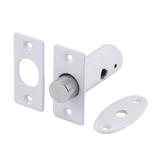 This is an image showing TIMCO Window Rack Bolts - White - 42mm - 2 Pieces Bag available from T.H Wiggans Ironmongery in Kendal, quick delivery at discounted prices.