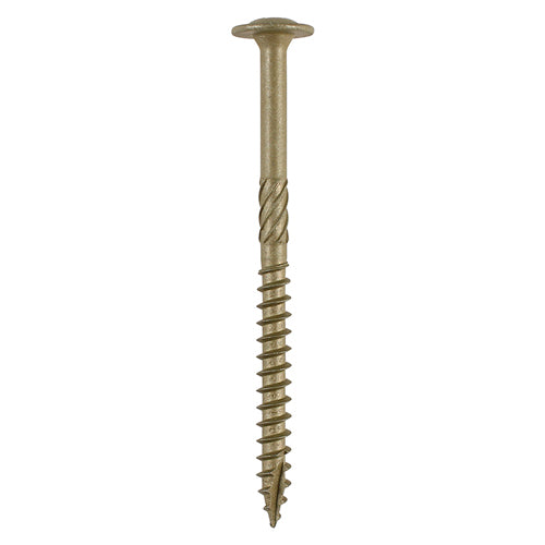 This is an image showing TIMCO Timber Screws - TX - Wafer - Exterior - Green - 6.7 x 95 - 50 Pieces TIMbag available from T.H Wiggans Ironmongery in Kendal, quick delivery at discounted prices.