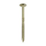 This is an image showing TIMCO Timber Frame Construction & Landscaping Screws - Wafer - Exterior - Green Organic - 6.7 x 95 - 50 Pieces Box available from T.H Wiggans Ironmongery in Kendal, quick delivery at discounted prices.