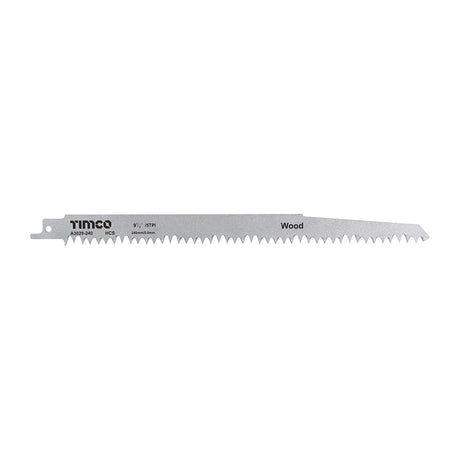 This is an image showing TIMCO Reciprocating Saw Blades - Wood Cutting - High Carbon Steel - S1531L - 5 Pieces Pack available from T.H Wiggans Ironmongery in Kendal, quick delivery at discounted prices.