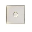 This is an image showing Eurolite Concealed 3mm 1 Gang Dimmer - Antique Brass (With Black Trim) ab1dled available to order from T.H. Wiggans Ironmongery in Kendal, quick delivery and discounted prices.