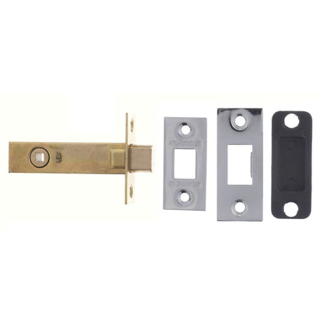 This is an image of Atlantic Tubular Deadbolt 2.5" - Polished Chrome available to order from T.H Wiggans Architectural Ironmongery in Kendal.