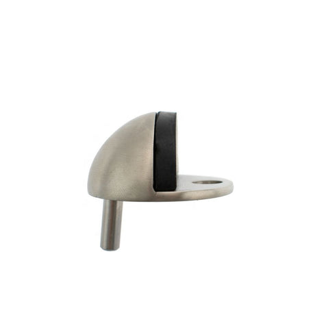 This is an image of Atlantic Half-Moon Contract Floor Mounted Door Stop - Satin Stainless Steel available to order from Trade Door Handles.