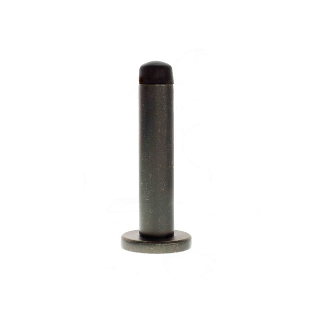 This is an image of Atlantic Premium Wall Mounted Door Stop on Concealed Fix Rose - Distressed Silve available to order from T.H Wiggans Architectural Ironmongery in Kendal, quick delivery and discounted prices.