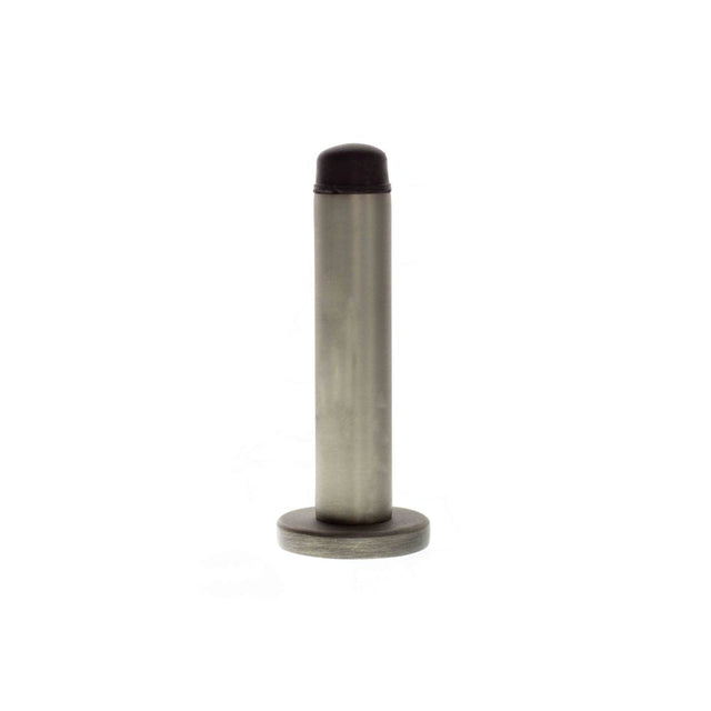 This is an image of Atlantic Premium Wall Mounted Door Stop on Concealed Fix Rose - Matt Gun Metal available to order from T.H Wiggans Architectural Ironmongery in Kendal, quick delivery and discounted prices.