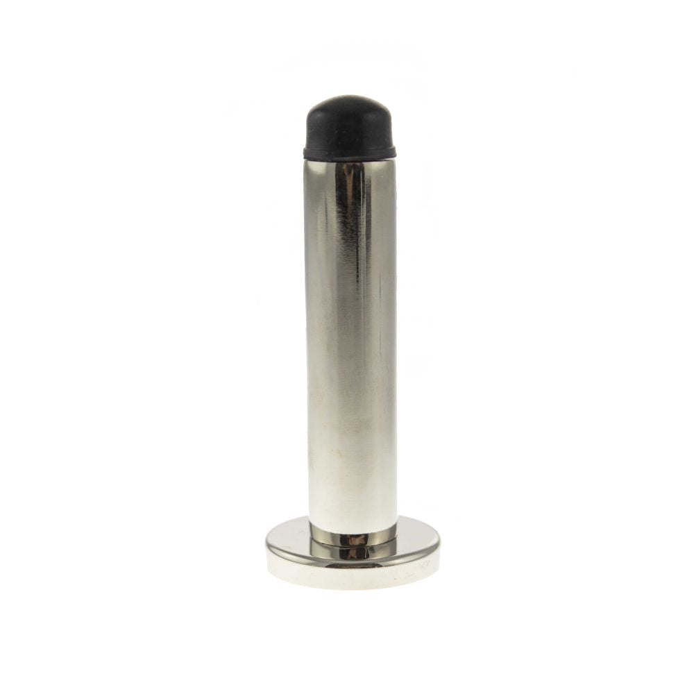 This is an image of Atlantic Premium Wall Mounted Door Stop on Concealed Fix Rose - Polished Nickel available to order from T.H Wiggans Architectural Ironmongery in Kendal, quick delivery and discounted prices.