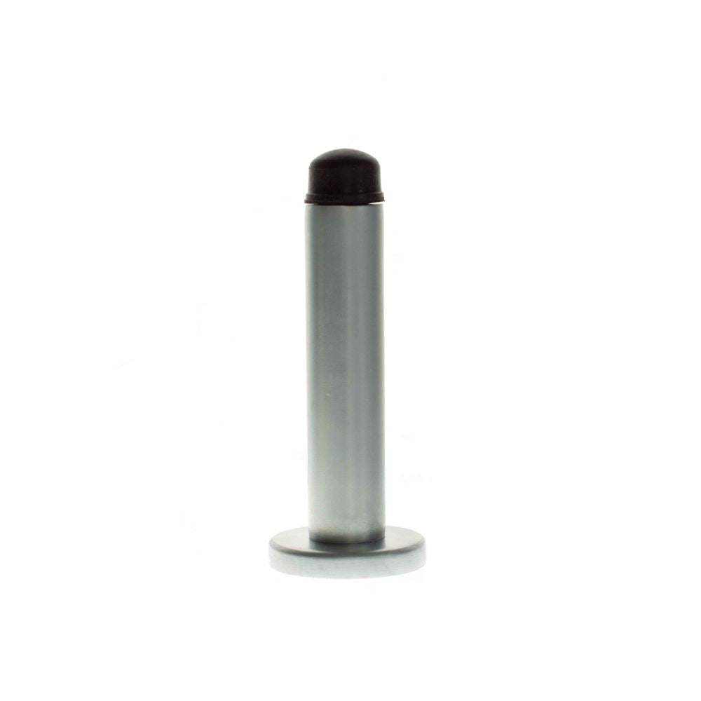 This is an image of Atlantic Premium Wall Mounted Door Stop on Concealed Fix Rose - Satin Chrome available to order from T.H Wiggans Architectural Ironmongery in Kendal, quick delivery and discounted prices.