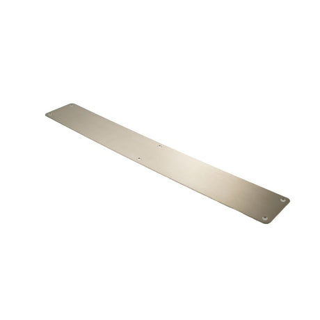 This is an image of Atlantic Finger Plate Pre drilled with screws 650mm x 75mm - SSS available to order from T.H Wiggans Architectural Ironmongery in Kendal, quick delivery and discounted prices.