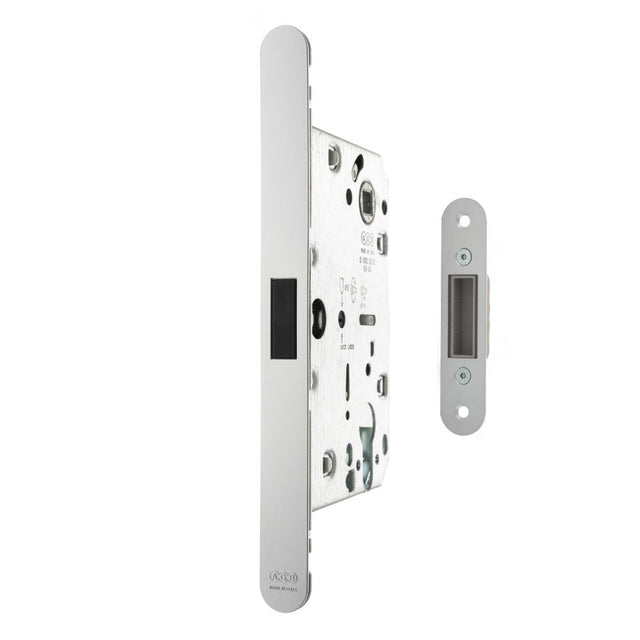 This is an image of AGB Revolution XT Magnetic Euro Profile Sashlock 60mm backset - Polished Chrome available to order from T.H Wiggans Architectural Ironmongery in Kendal.