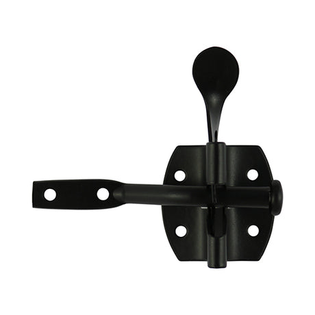 This is an image showing TIMCO Automatic Gate Latch - Black - 2" - 1 Each Plain Bag available from T.H Wiggans Ironmongery in Kendal, quick delivery at discounted prices.